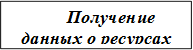Получение данных о ресурсах для решения