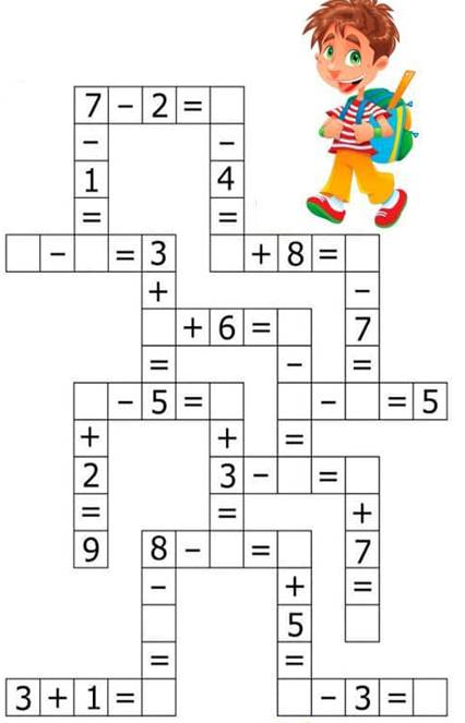 Возможно, это изображение в мультипликационном стиле (текст «7-2= 1 4 + 8 3 + + 6 = 5 7 + 2 5 + 3 Il Il + 7 8 x 5 3+1= 3 R y4eHиK»)