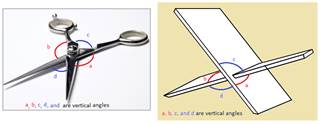 Vertical Angles in Real Life Examples