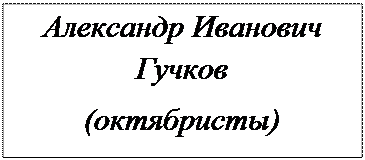 Надпись: Александр Иванович Гучков
(октябристы)

