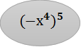 〖〖(-х〗^4)〗^5