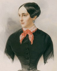 В. Гау. Н. Н. Пушкина-Ланская. Акварель. 1849