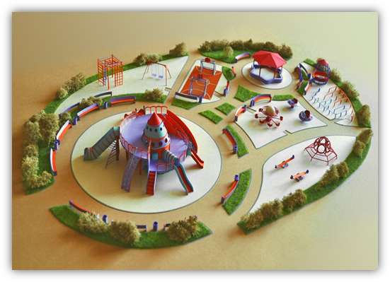 Творческий проект на тему: «Создание макета детской площадки»