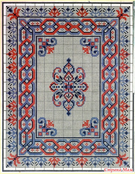 Альбом рукоделий  /Вышивка крестом, старинное издание/