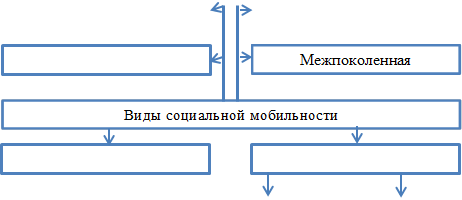 Межпоколенная,Виды социальной мобильности