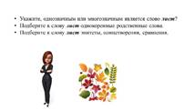 лист