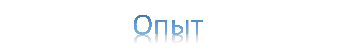 Опыт