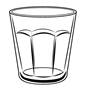 Glass Black and White Free PNG Image｜Illustoon