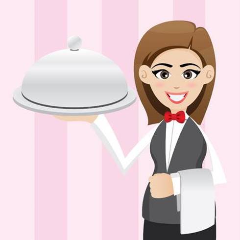 Картинки по запросу "waitress clipart"