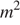 m в степени 2 