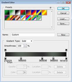 gradient editor