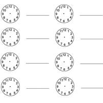 Image result for blank clock faces