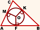 Svoystva vpisannoy v treugolnik okruzhnosti