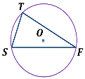 Найдите треугольник который описан около окружности def