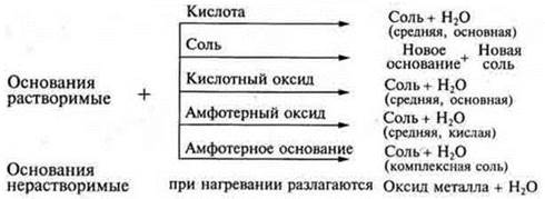 Основания 11 класс презентация