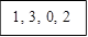 1, 3, 0, 2