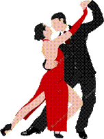 Couples dancing a tango. Vector illustration ⬇ Vector Image by © leonido |  Vector Stock 6663881