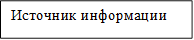 Источник информации