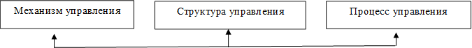 Структура управления,Механизм управления,Процесс управления