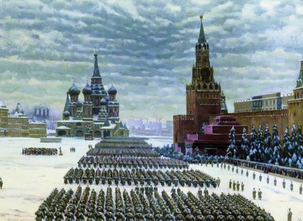 Юон К. Ф. «Парад на Красной площади»