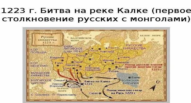 Битва на Калке (1223г.)