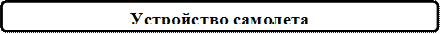 Устройство самолета

