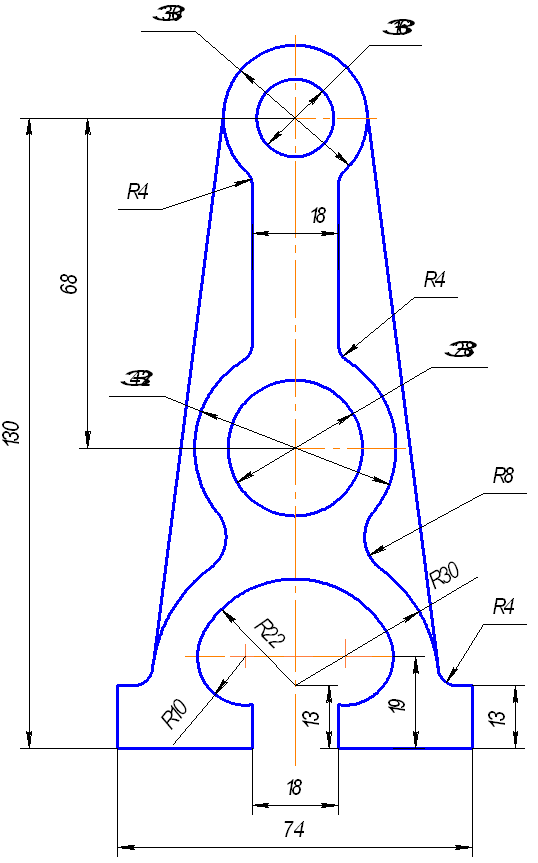 Чертеж 2d модель