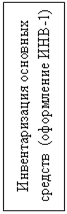 Подпись: Инвентаризация основных средств (оформление ИНВ-1)