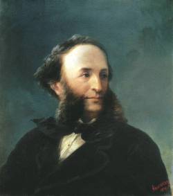 Иван Константинович Айвазовский (1817-1900), русский художник-маринист, баталист, коллекционер, меценат. Автопортрет (1874 г.)
