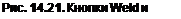 Text Box: Рис. 14.21. Кнопки Weld и Fuse 