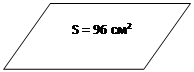 Параллелограмм:       S = 96 см2

3
