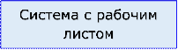 Система с рабочим листом

