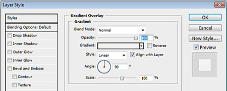 Gradient overlay