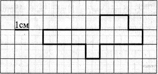 На рисунке изображена фигура начертите прямоугольник с такой же площадью каждая из сторон больше 1см