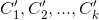 {C}'_{1} , {C}'_{2} , . . . , {C}'_{k}