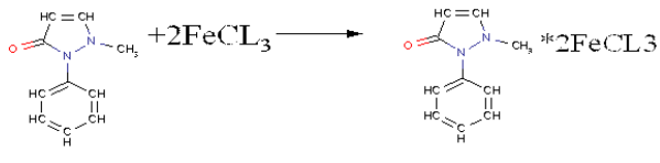 Реакция раствора и хлорида железа 3. Реакция анальгина с хлоридом железа. Метамизол натрия и хлорид железа 3 реакция. Метамизол натрия с хлоридом железа 3. Анальгин с хлоридом железа 3 реакция.