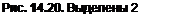 Text Box: Рис. 14.20. Выделены 2 точки 