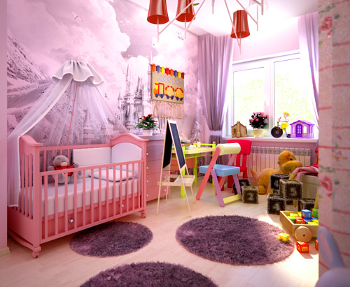 план  детской комнаты