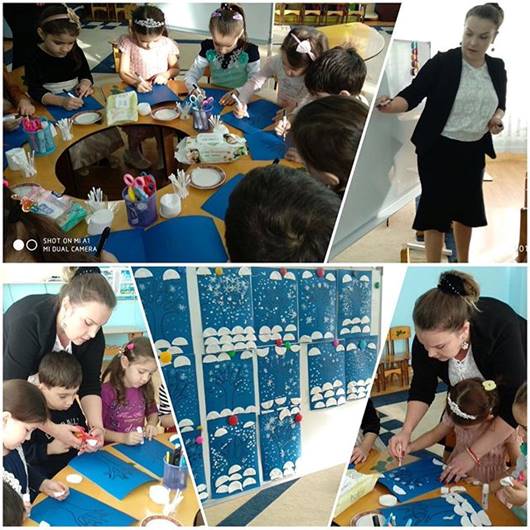 Открытое городское занятие. Нод. Худ.творчество. "зимнее дерево". Подготовительная группа 3. Воспитатель: Звонарева Виталия Валерьевна.#прогимназиясказка#открытоезанятие