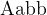 \rm Aabb
