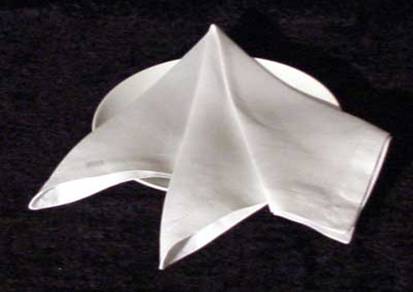 pyramid napkin design