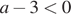 a минус 3 мень­ше 0