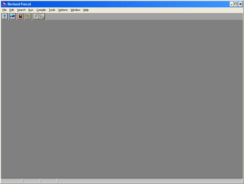 среда программирования Borland Pascal for Windows 7.0