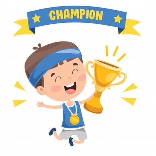 Little Kid Celebrating Championship Win | Alphabet preschool, Kids vector,  Little kids