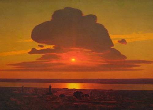 «Красный закат», Архип Иванович Куинджи — описание картины