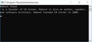 Substring C#