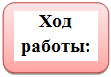 Скругленный прямоугольник: Ход работы: