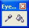 Кнопки инструментов Eyedropper и Paintbucket