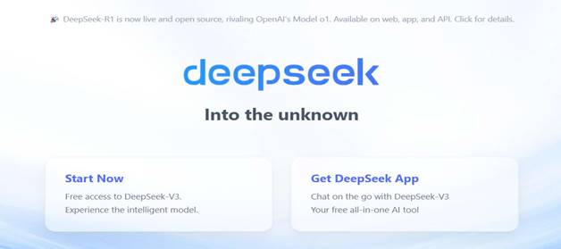  Официальный сайт DeepSeek AI в России открывается без VPN