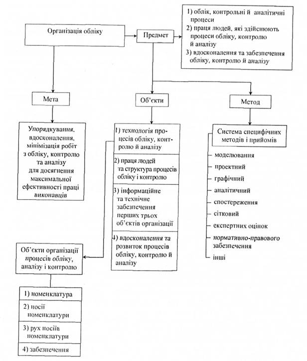 Організація обліку як самостійна галузь науки